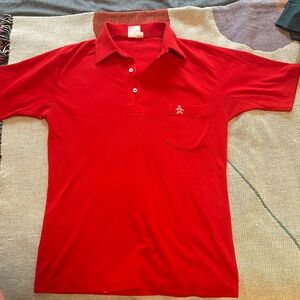 Red penguin polo